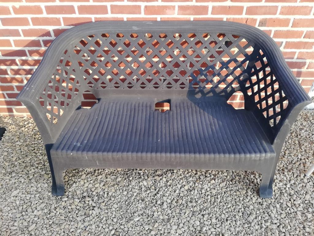 Tuinbank kunststof, Tuin en Terras, Tuinbanken, Ophalen, Kunststof