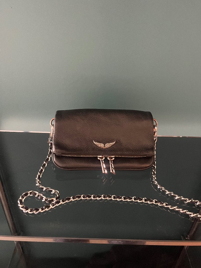 Zadig and voltaire schoudertas handtas, Handtassen en Accessoires, Tassen | Schoudertassen, Overige merken, Gebruikt, Zwart, Ophalen of Verzenden