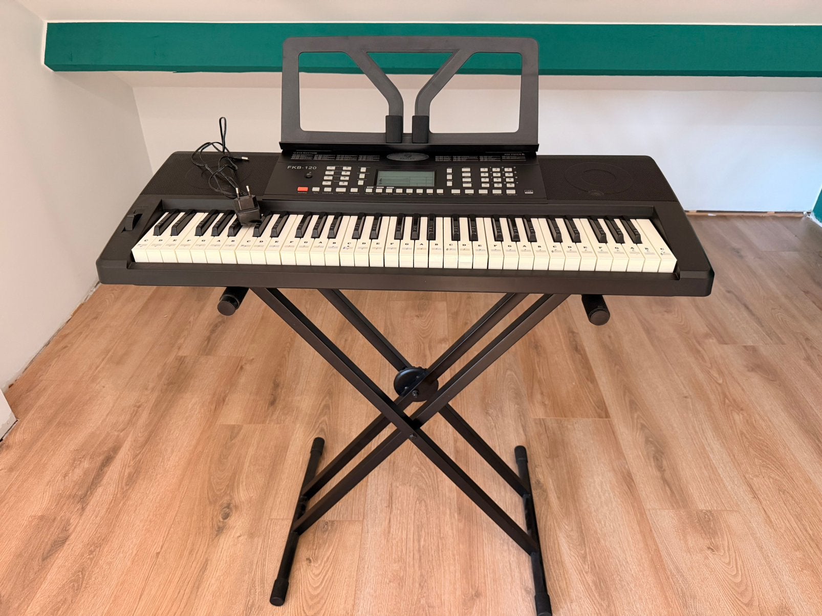 Elektrisch keyboard incl. toebehoren, Muziek en Instrumenten, Keyboards, Midi-aansluiting, Zo goed als nieuw, Ophalen, 49 toetsen