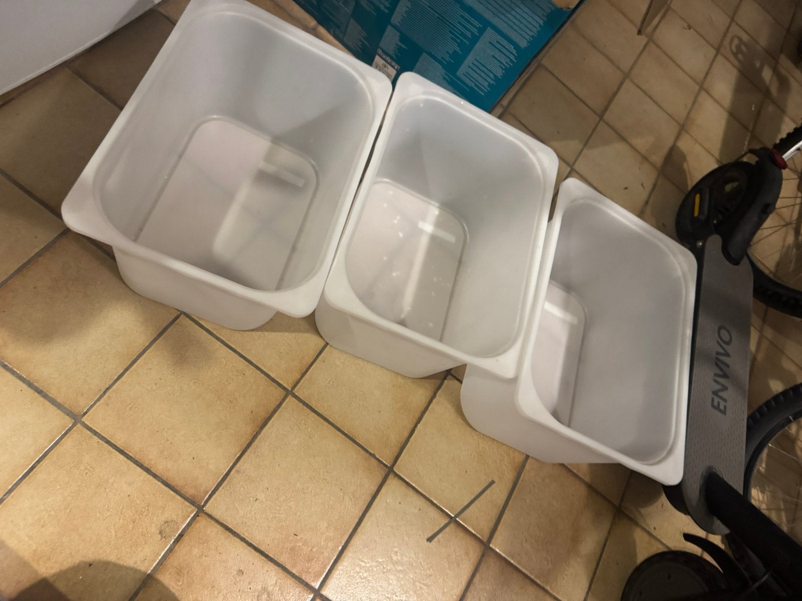 Gratis opbergbakken Ikea, Ophalen, Gebruikt