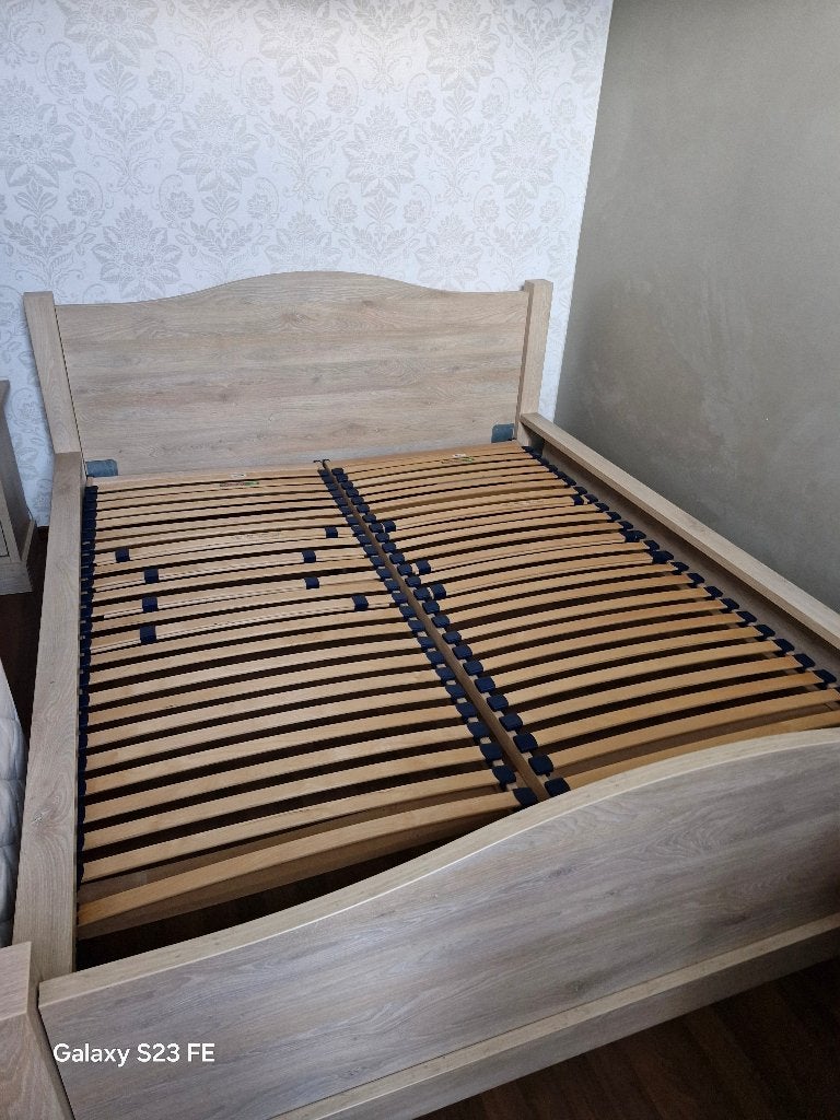 Volledige slaapkamer (6 items!), Maison & Meubles, Chambre à coucher | Chambres à coucher complètes, Enlèvement, Comme neuf, Deux personnes