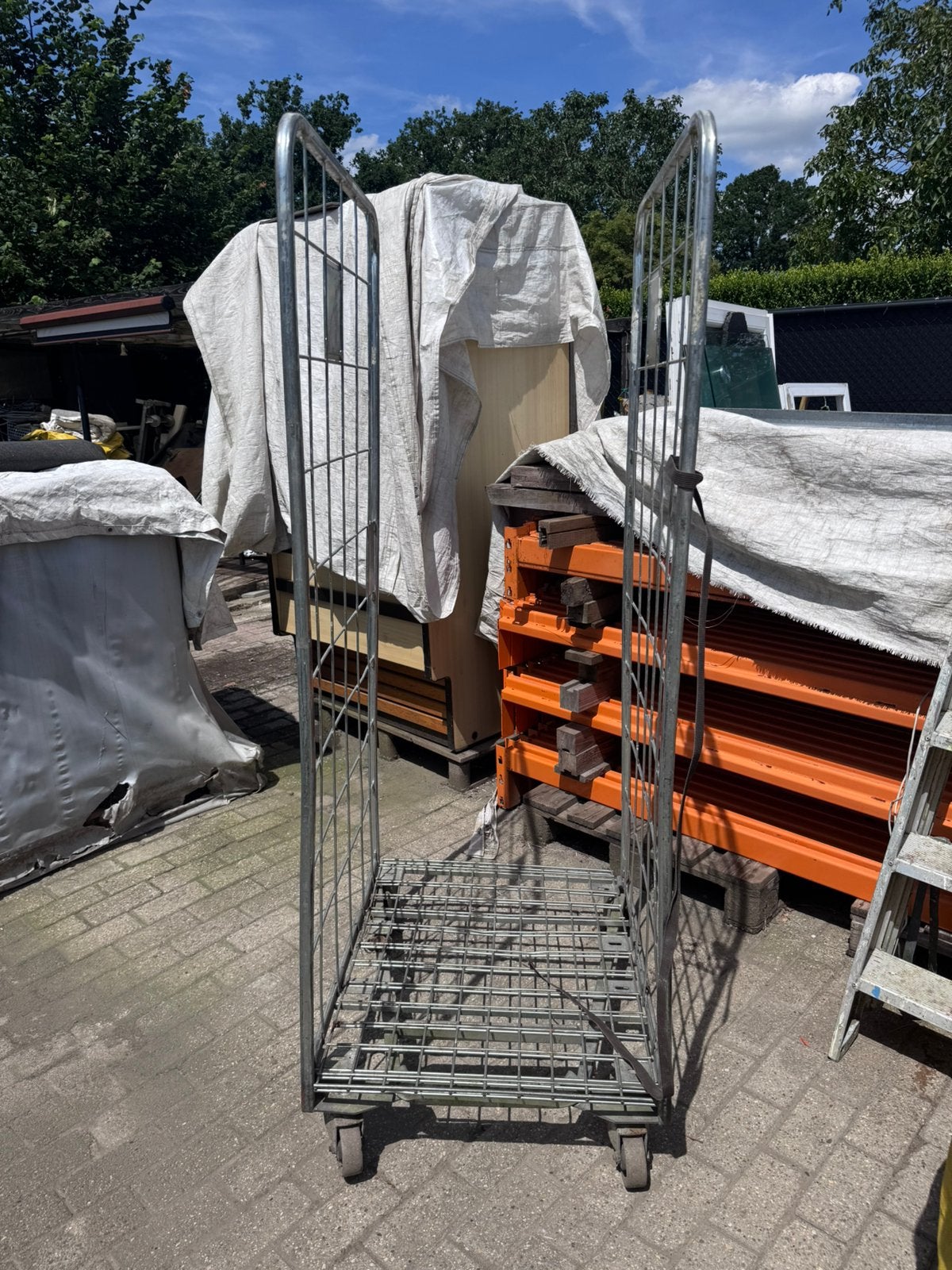 Transportkarren rolcontainers €75/stuk, Ophalen, Zo goed als nieuw