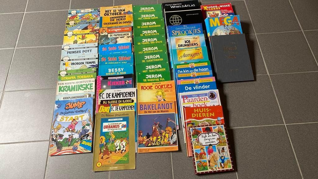 Leesboeken voor kinderen en volwassenen, Ophalen, Gebruikt