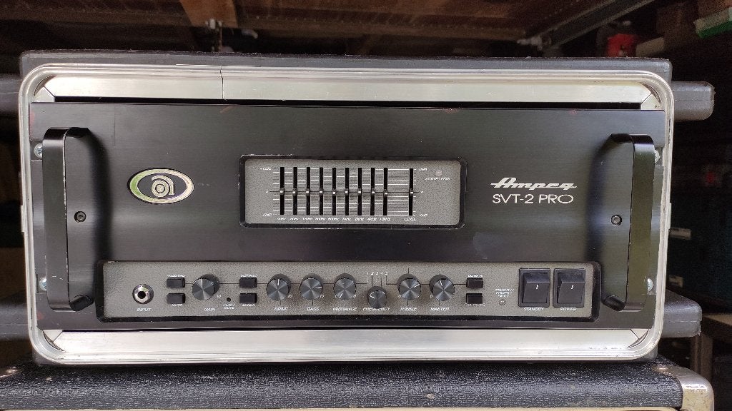 réservé - Ampeg SVT 2 pro - Ampli à ampoule de 300 W, Enlèvement, Utilisé, Guitare basse, 100 watts ou plus