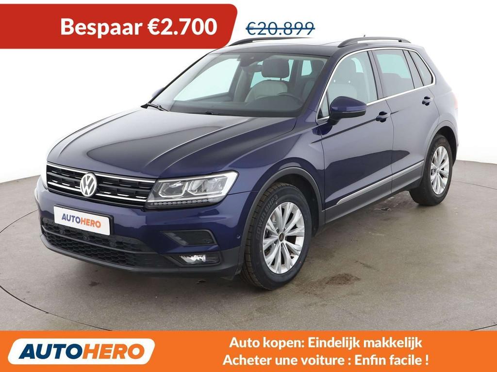 Volkswagen Tiguan 1.5 TSI ACT Comfortline BlueMotion, Blauw, Leder, 5 zetels, 5 deurs