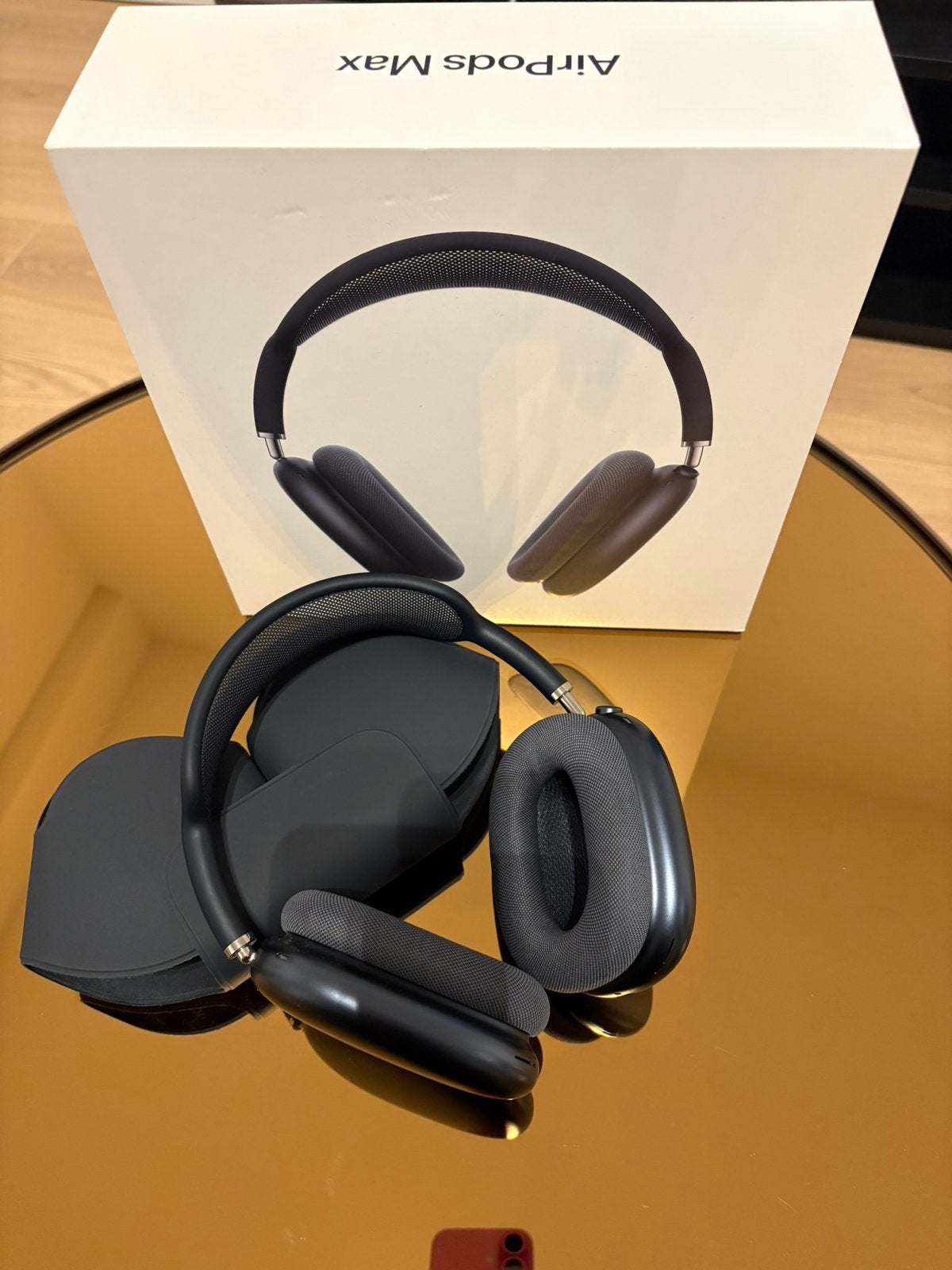 AIRPODS MAX (USB-C) MIDNIGHT-ZML, Ophalen of Verzenden, Zo goed als nieuw, Draadloos, Over-ear