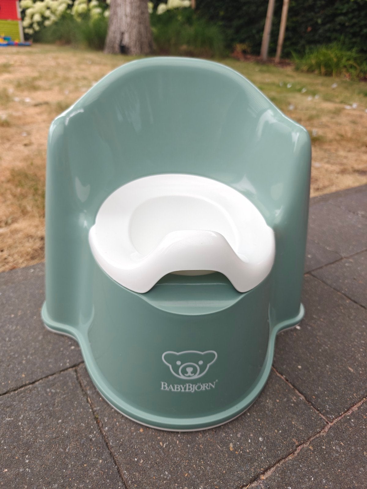 Plaspotje Babybjorn groen/wit, Ophalen, Zo goed als nieuw, Overige typen