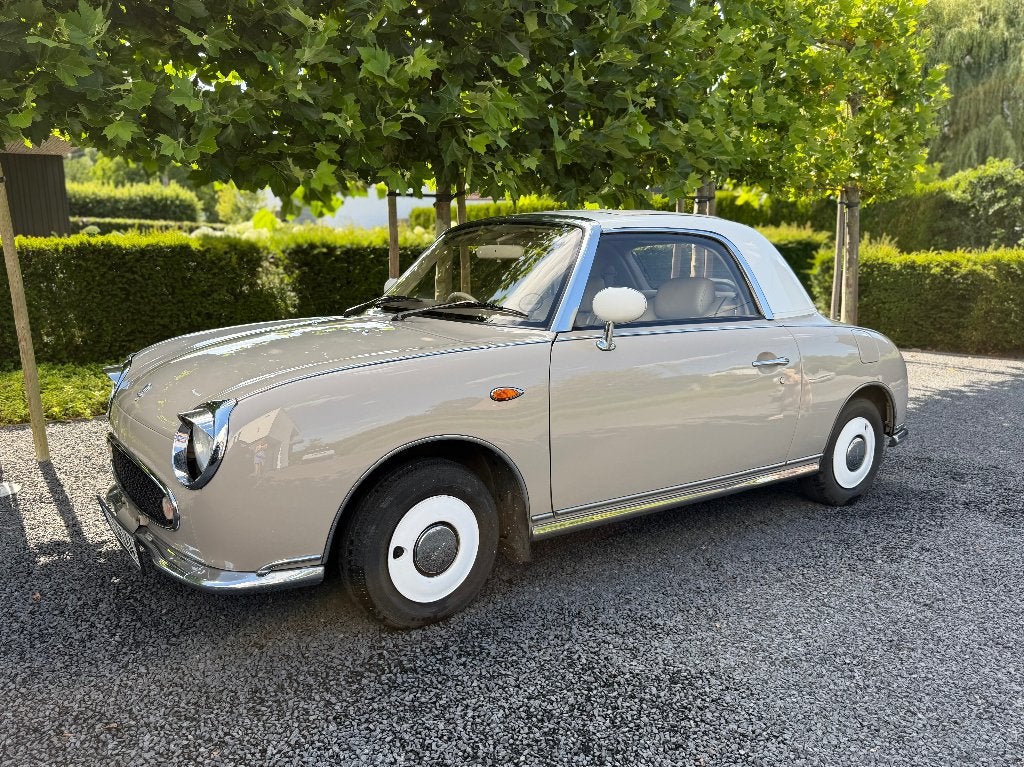 Nissan Figaro 1.0 Turbo Automatic, Auto's, 4 zetels, Beige, Cabriolet, Beige