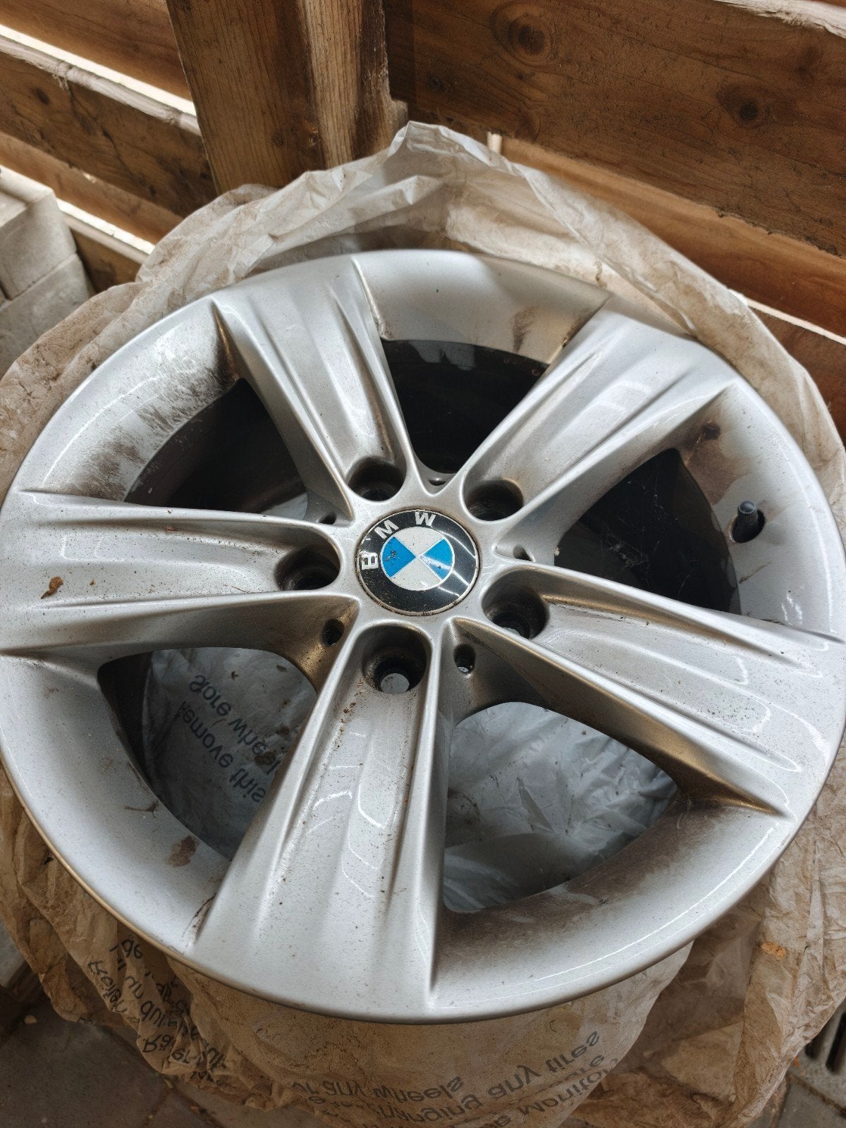 BMW aluminium velgen 4 stuks, Auto-onderdelen, Banden en Velgen, Ophalen, Winterbanden, Velg(en)