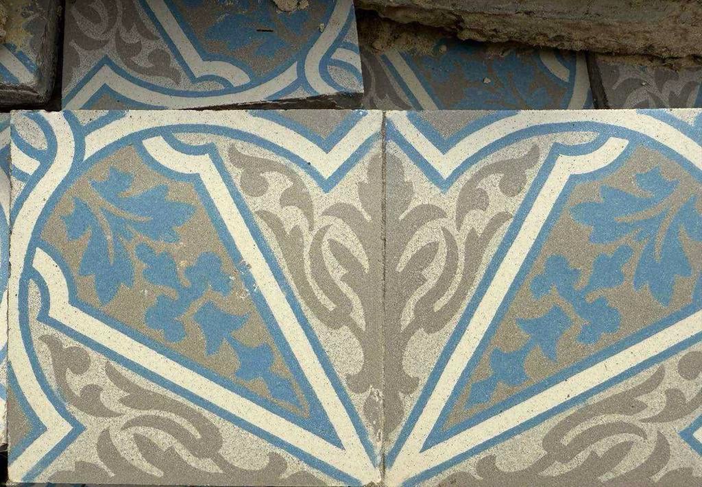 Anciens carrelages - carreaux de ciment, Enlèvement, Utilisé, Carrelage de sol
