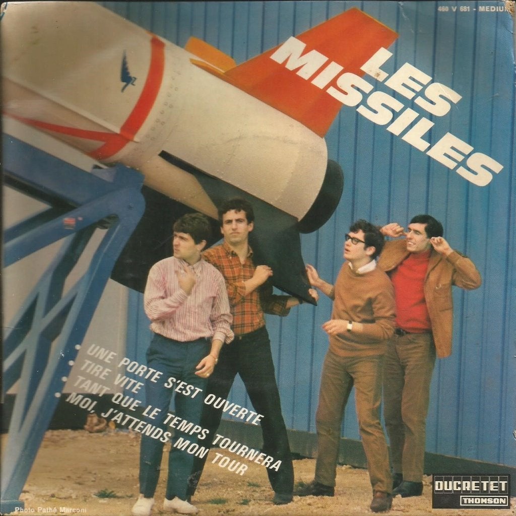 Les Missiles - Une Porte S'Est Ouverte - EP -   1965 -, 7 inch, Ophalen of Verzenden, EP, Pop