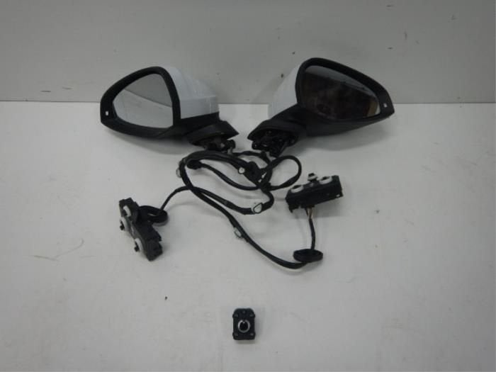Audi A4 8W Spiegelset Inklapbaar LS9R (8W1857409), Ophalen of Verzenden, Gebruikt