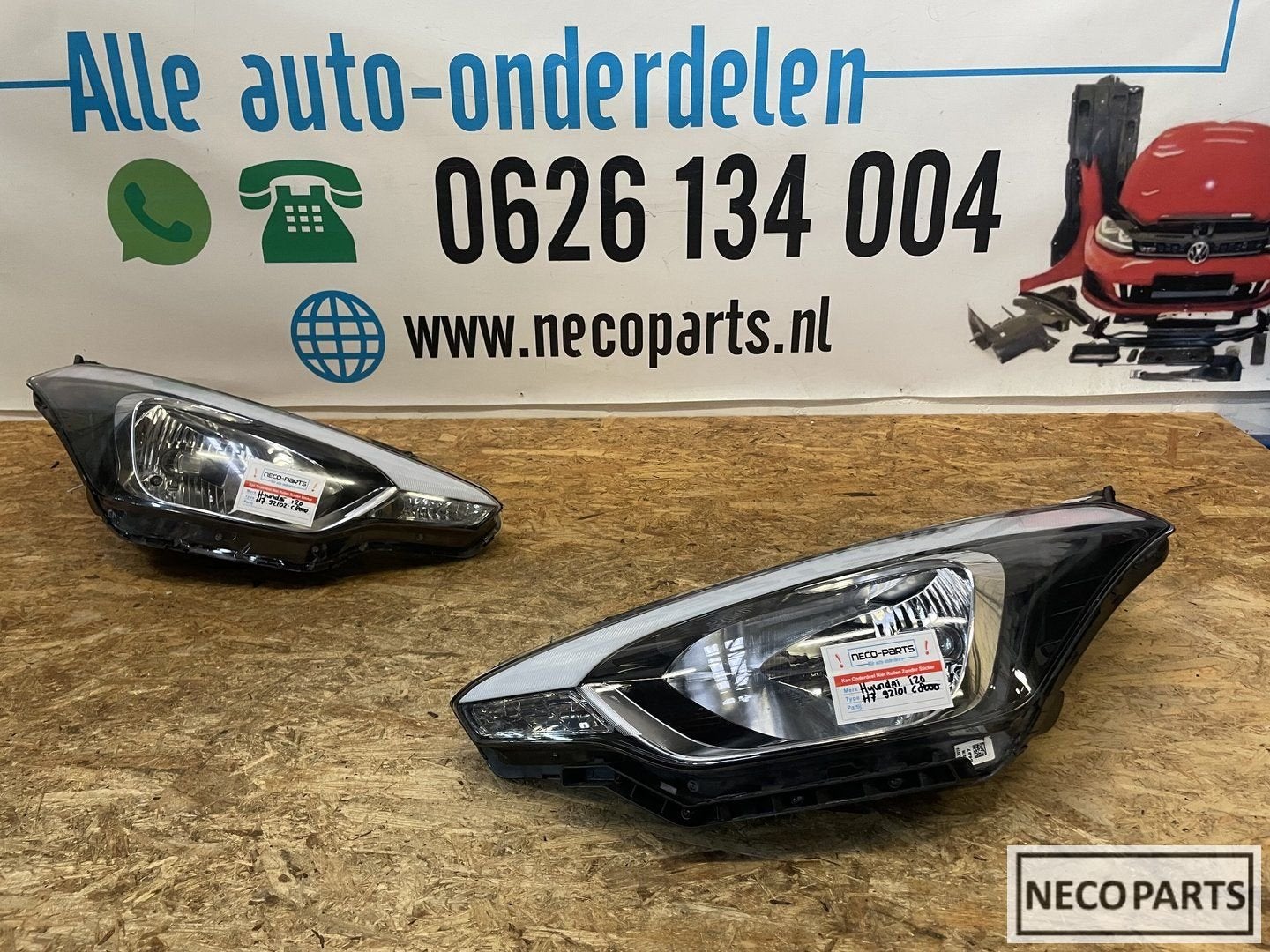 HYUNDAI I20 KOPLAMPEN KOPLAMP ORIGINEEL, Autos : Pièces & Accessoires, Éclairage, Hyundai, Utilisé, Enlèvement ou Envoi