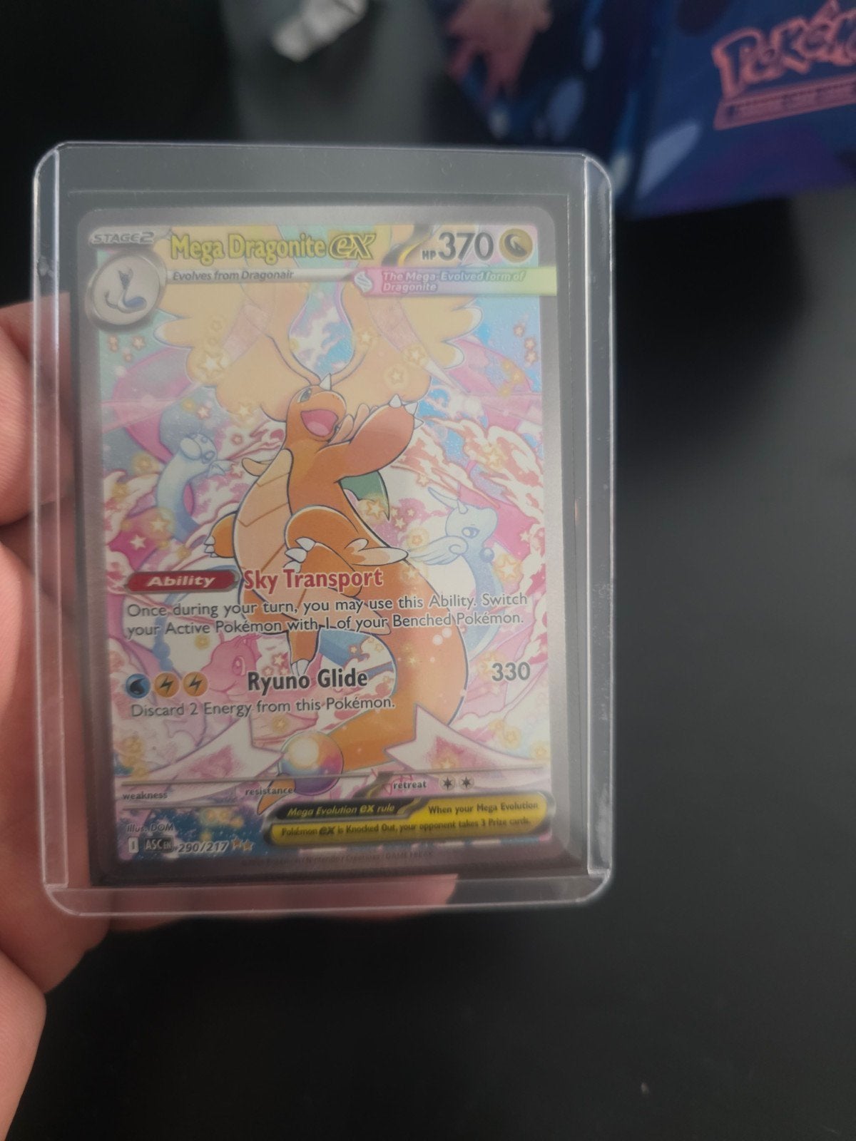 Mega Dragonite EX, Enlèvement