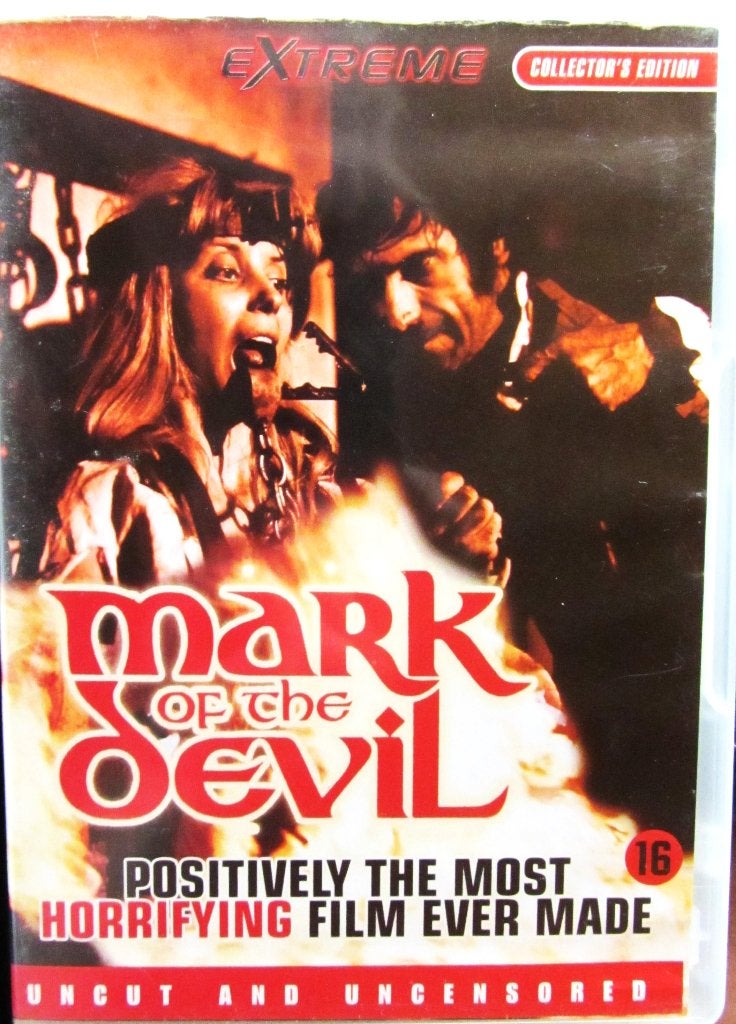 DVD EXTREME HORROR- MARK OF THE DEVIL (UITERST ZELDZAAM), Cd's en Dvd's, Dvd's | Horror, Engels, Alle leeftijden, Nederlands, Ophalen of Verzenden