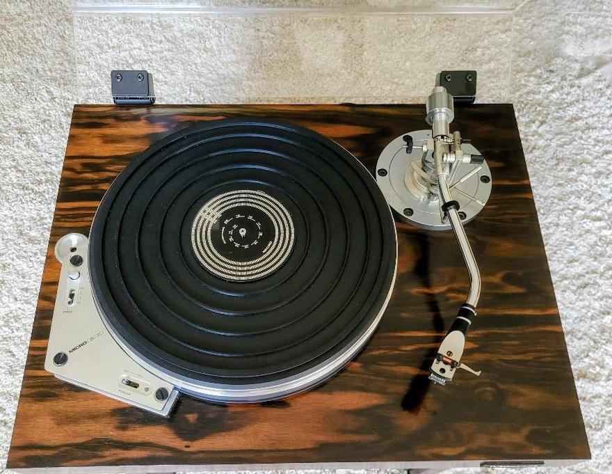 MICRO SEIKI BL-91 avec BRAS MA-505 + CELLULE SHURE V15 - IV, Audio, Tv en Foto, Platenspelers, Ophalen, Gebruikt, Platenspeler