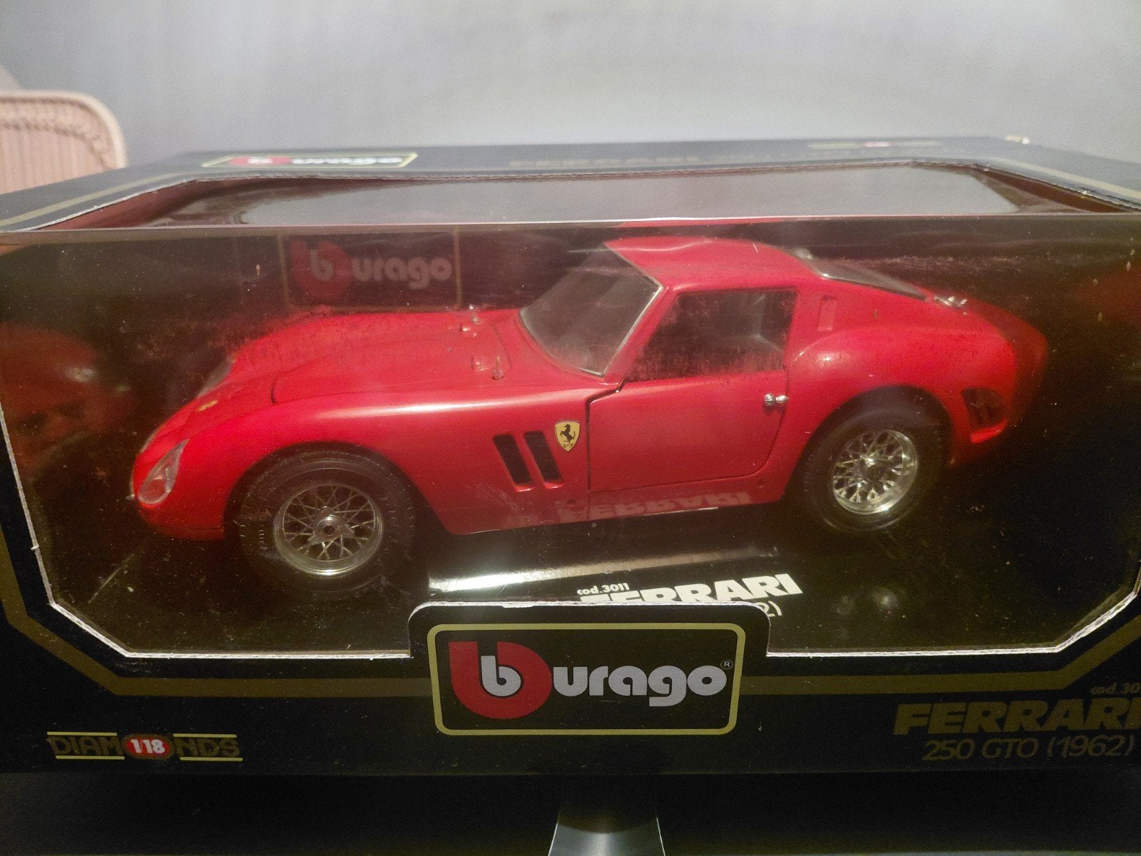 Burago - Ferrari 250 GTO, Enlèvement ou Envoi, Burago