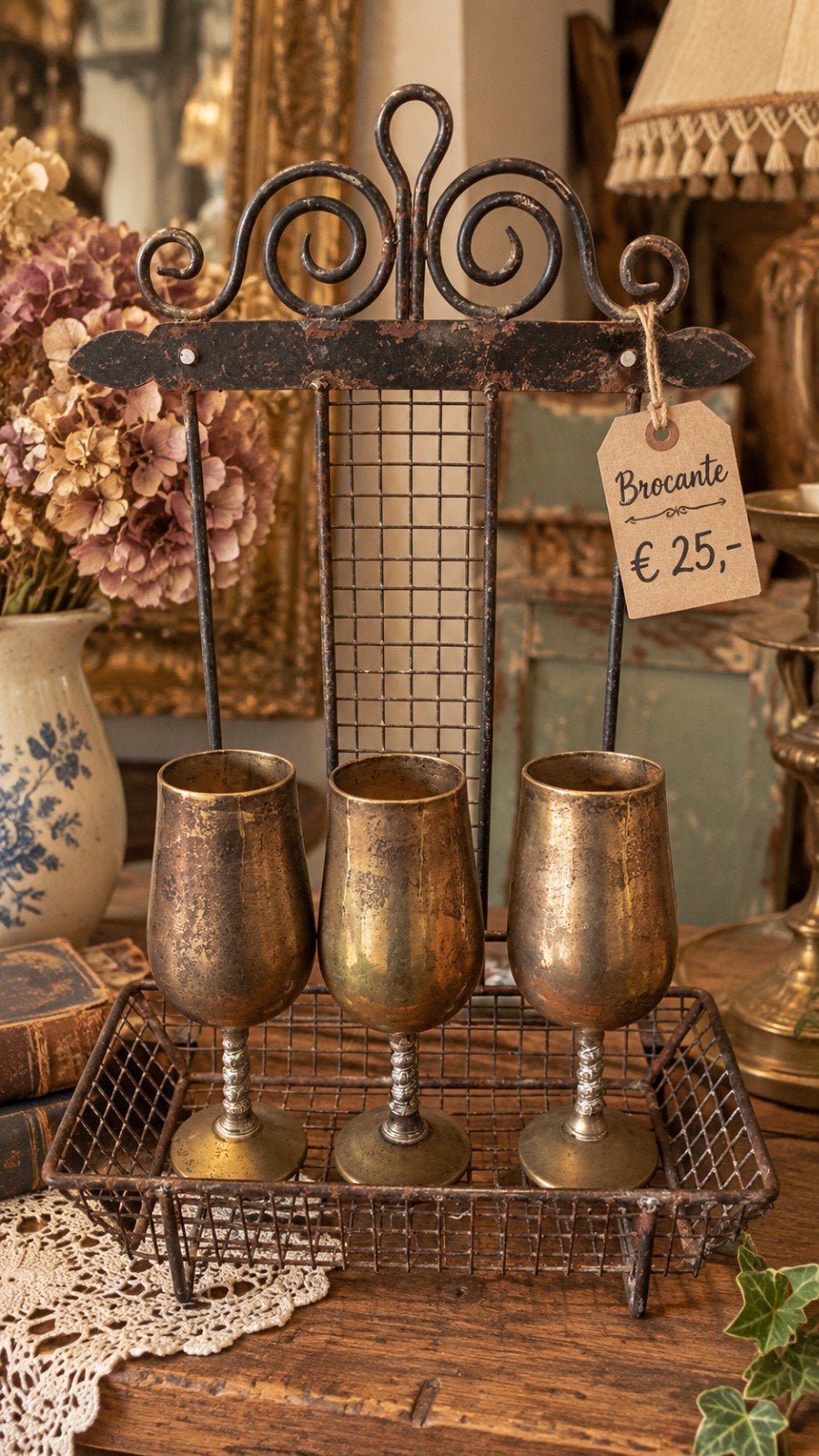 Sherryglazen/etagere brocante, Ophalen