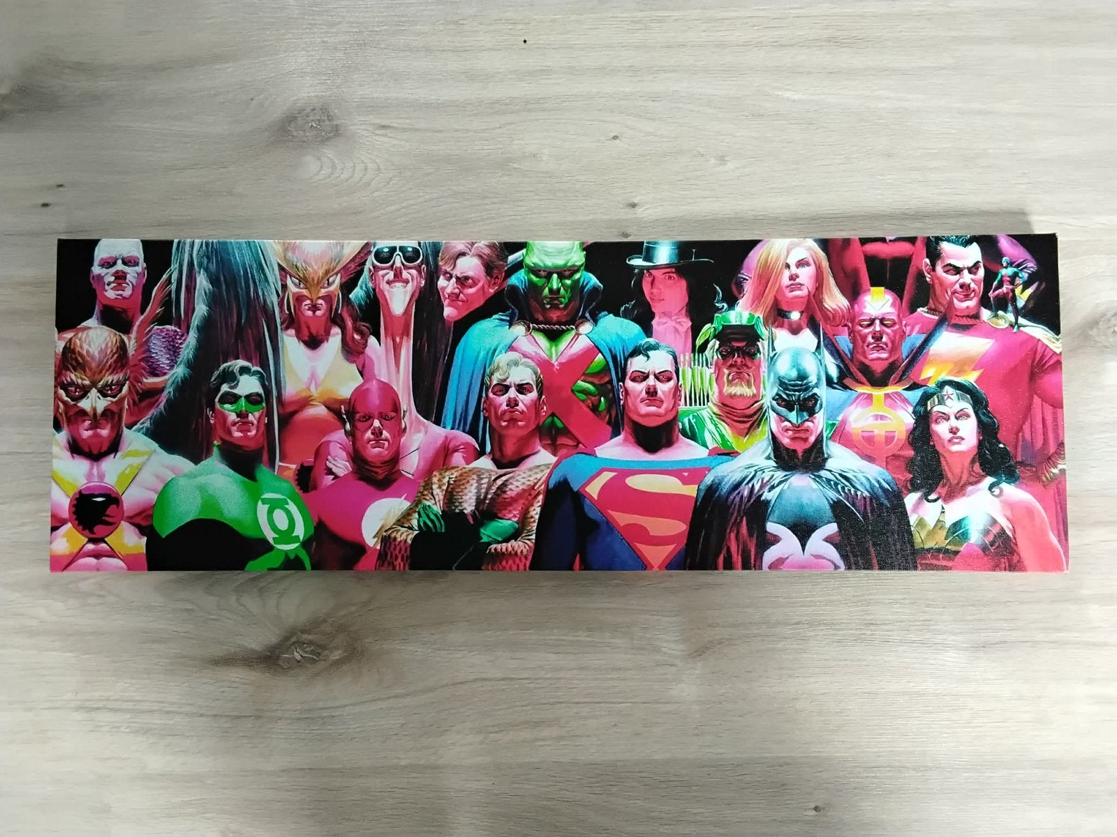 Houten Frame Justice League Alex Ross, Antiquités & Art, Enlèvement