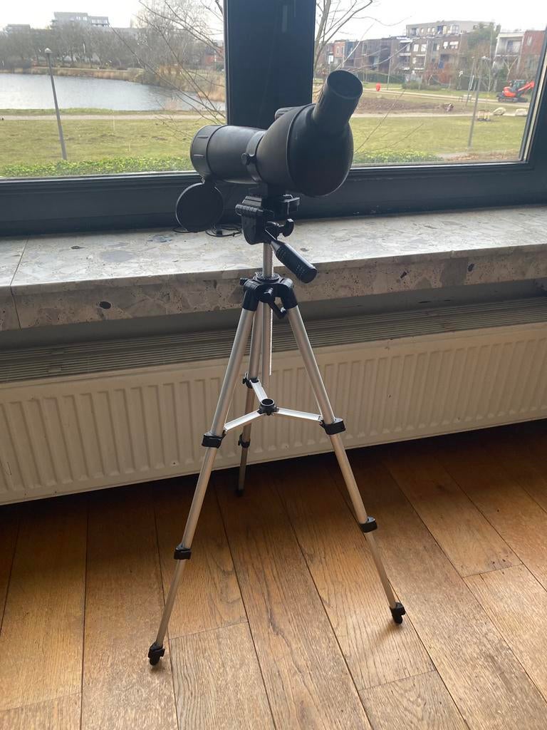 Spotting scope / verrekijker 20–60x60 met statief, Ophalen, Zo goed als nieuw, Met statief