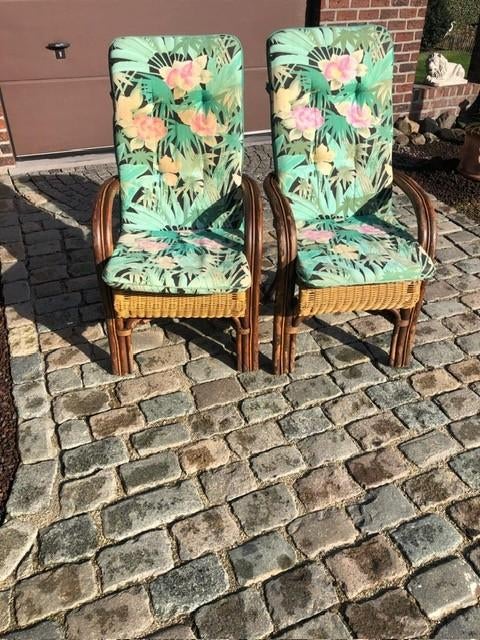 Tuinstoelkussens, Tuin en Terras, Ophalen, Gebruikt, Textileen