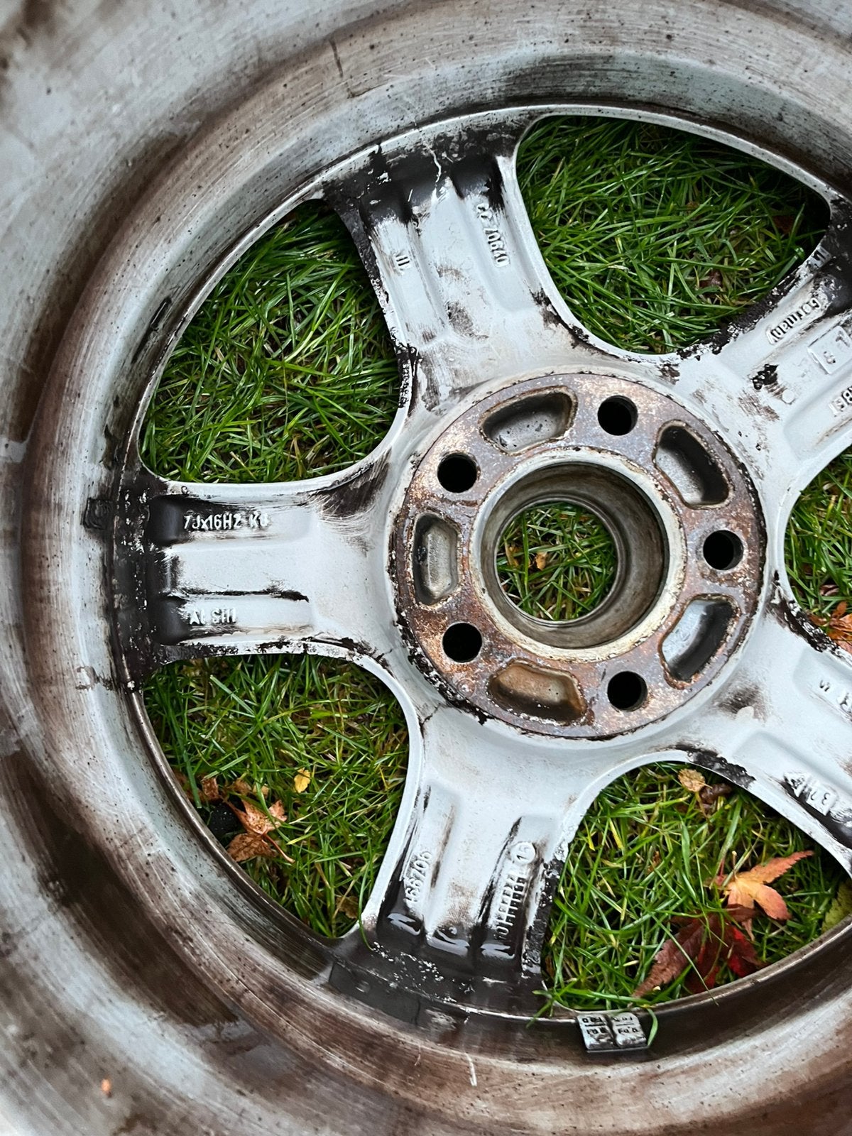 Borbet Velgen Saab 9-3 17 inch 5x110, Auto-onderdelen, Banden en Velgen, Ophalen, 17 inch, Velg(en)