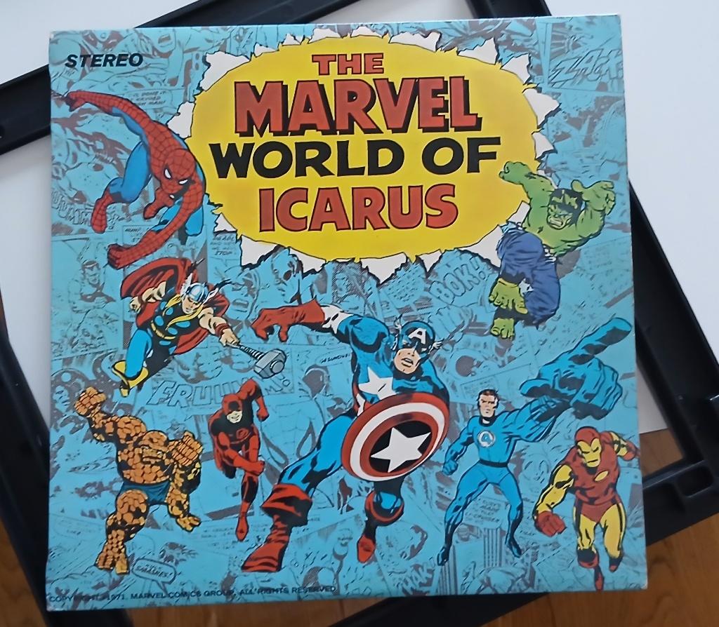 Marvel World of Icarus LP, Enlèvement ou Envoi, 1970 - 1979, Utilisé, 12 pouces
