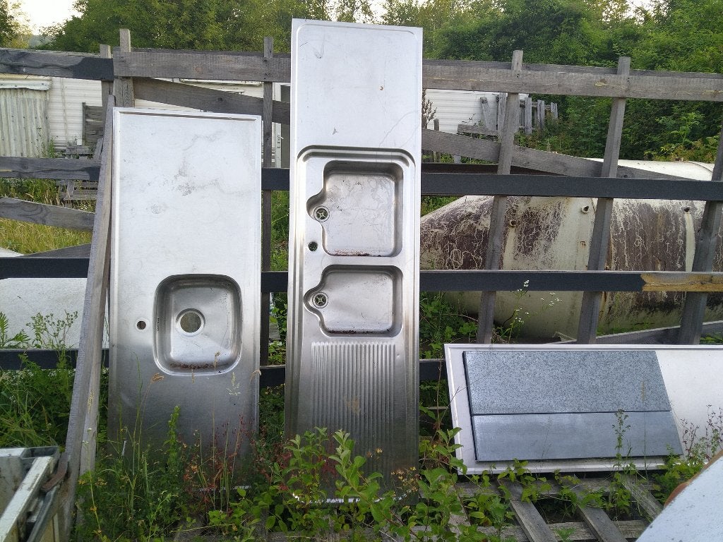 Eviers & tablette inox, Enlèvement, Comme neuf, Inox, Autres types