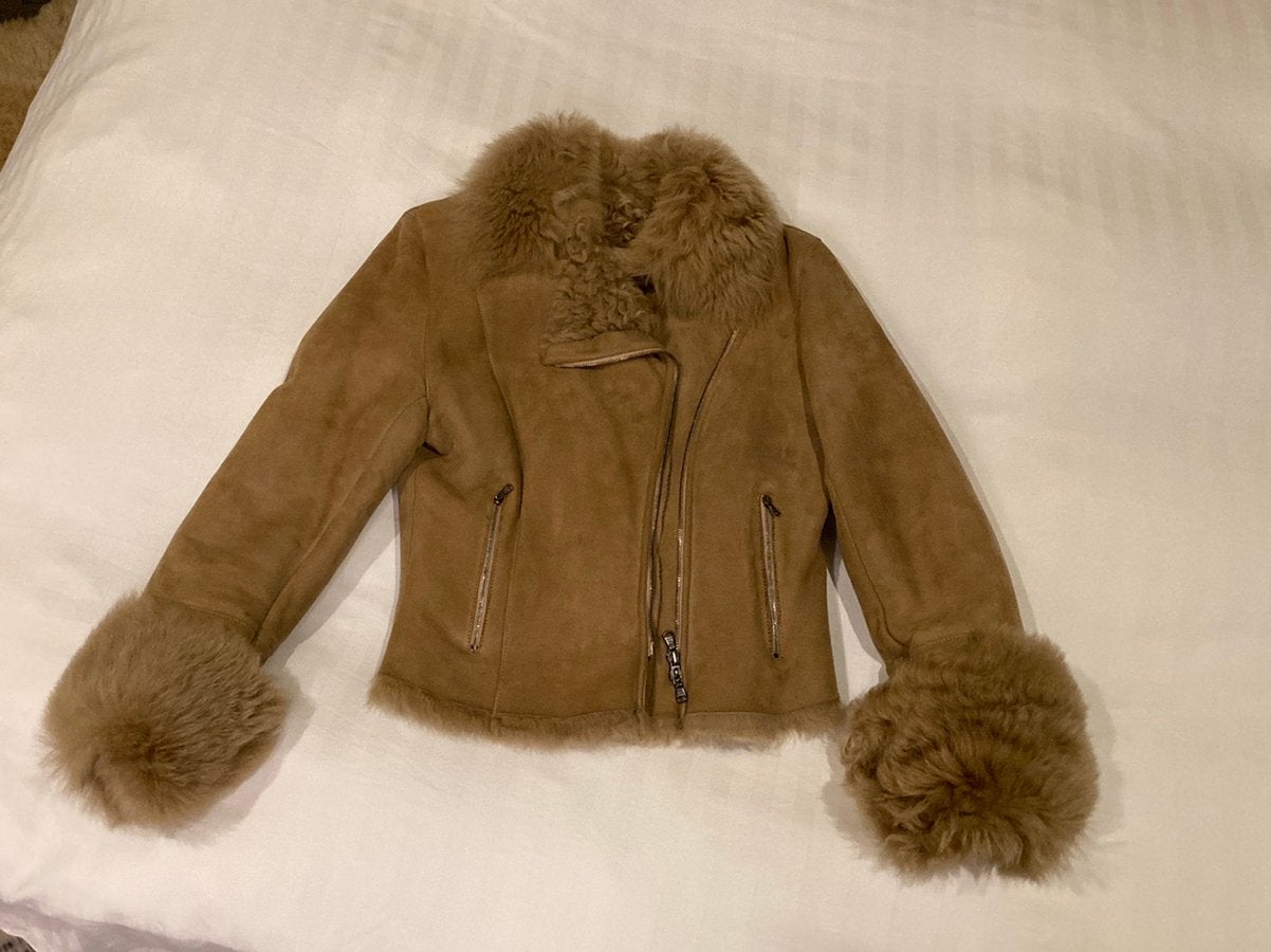 Veste en cuir d'agneau toscan pour femme - Vent Couvert, Vêtements | Femmes, Enlèvement, Comme neuf