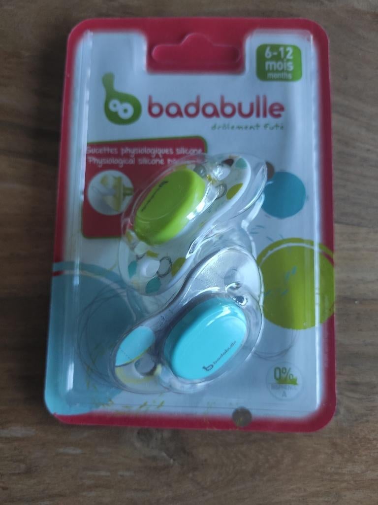 fopspeen badabulle, 6 tot 12 maand, 2 stuks, nieuw, Ophalen, Nieuw, Overige typen