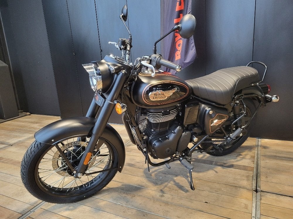 Royal Enfield Bullet 350 Premium Black Gold, Motoren, Nieuw, Bedrijf, Overig, Minimaal motorrijbewijs A2