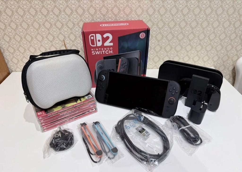 Nintendo Switch 2 + étui + jeux, Enlèvement ou Envoi, Comme neuf, Avec jeux