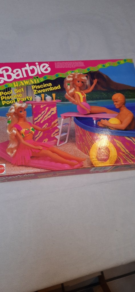 Barbie Hawaii zwembad, Ophalen of Verzenden, Zo goed als nieuw, Barbie