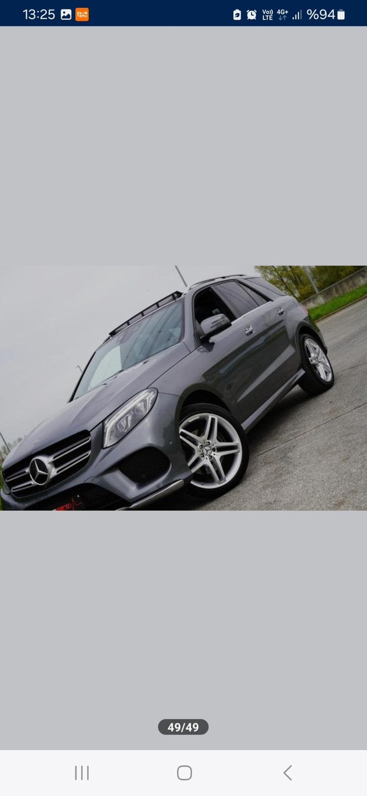 Mercedes gle250d 2019 Roue complète, Cuir, Argent ou Gris, Achat, Euro 6