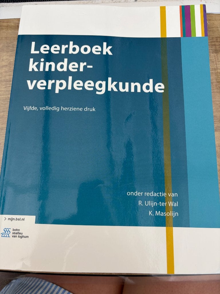 leerboek kinderverpleegkunde te koop!, Boeken, Ophalen, Nieuw, Hogeschool
