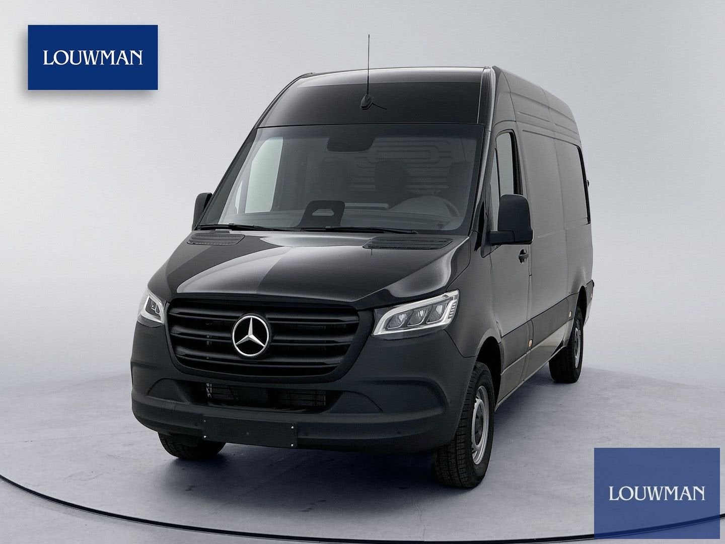 Mercedes-Benz Sprinter 319 1.9 CDI L2H2 Select Trekhaak Navi, Automaat, Zwart, Mercedes-Benz, Bedrijf
