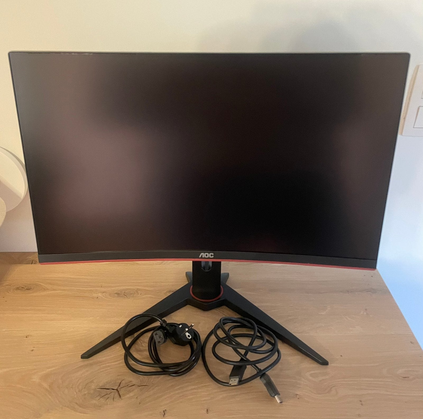 AOC C24G1 24” Full HD gebogen gaming-display, Computers en Software, Ophalen, Zo goed als nieuw, HD, Gaming