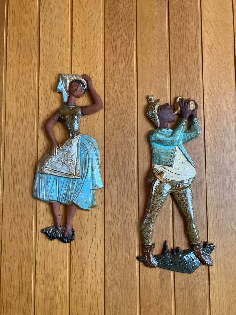 Muurdecoratie Nele en Tijl, Ophalen