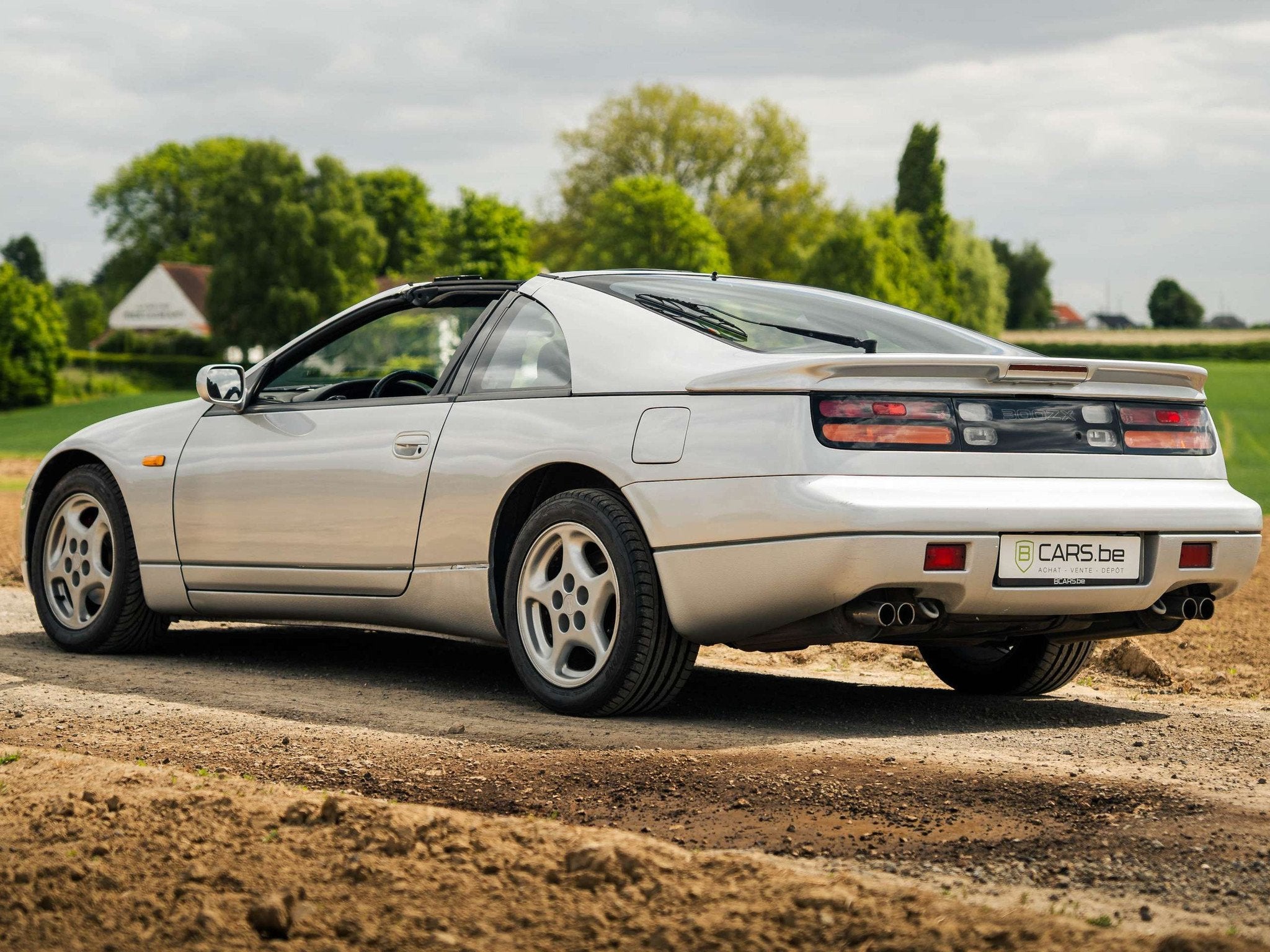 Nissan 300 ZX Z32 Twin Turbo Auto (bj 1991, automaat), Auto's, Oldtimers, Automaat, 4 zetels, Achterwielaandrijving, Zwart