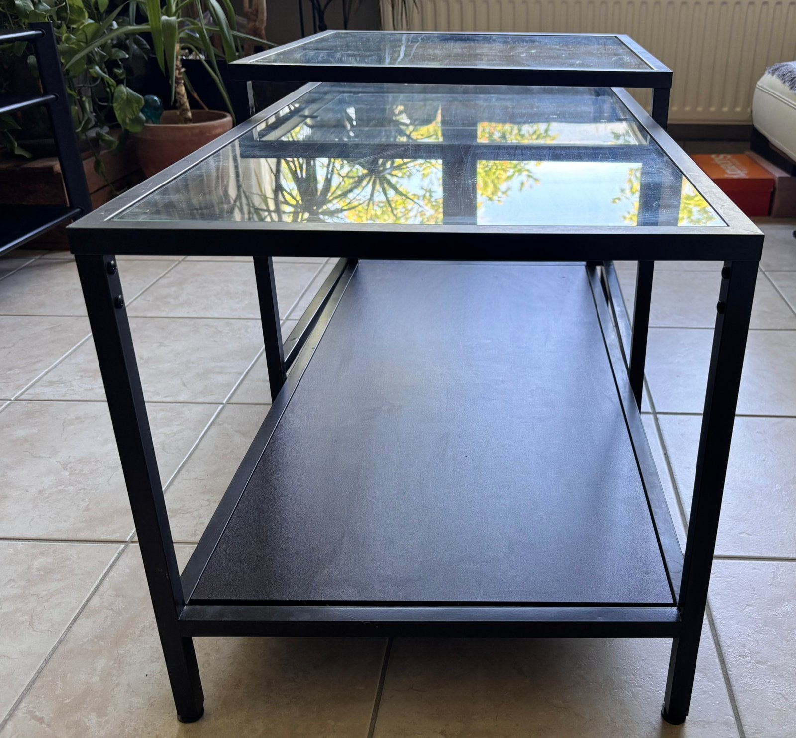 Gratis combi salontafels, Ophalen, Overige materialen, Gebruikt, 50 tot 100 cm