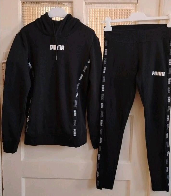 TRAININGSSHIRT MET CAPUCHON EN KRUISZAK - LABEL XS OK S, Kleding | Dames, Sportkleding, Puma, Zwart, Ophalen of Verzenden, Maat 34 (XS) of kleiner