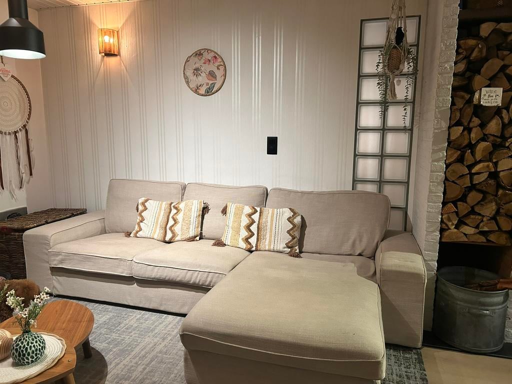Hoekzetel IKEA KIVIK 2m80 breed 90 diep en 170 diep, Huis en Inrichting, Zetels | Zetels, Ophalen