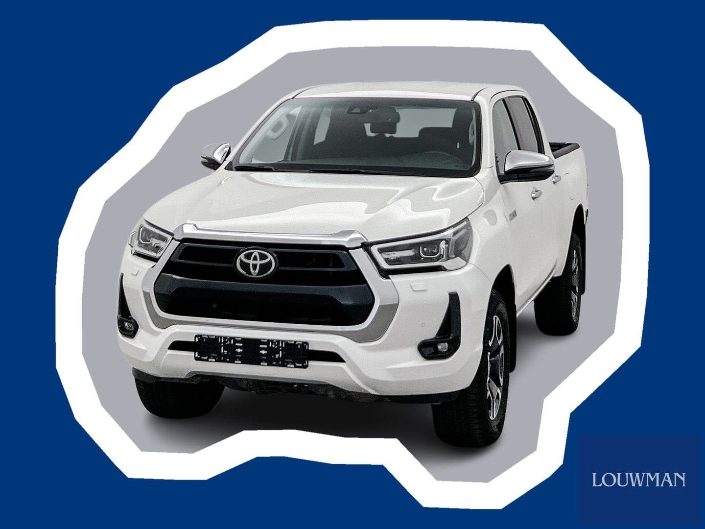Toyota HiLux 2.8 D-4D Double Cab Professional 204pk Led Navi, Autos, Achat, Diesel, Toyota, Blanc