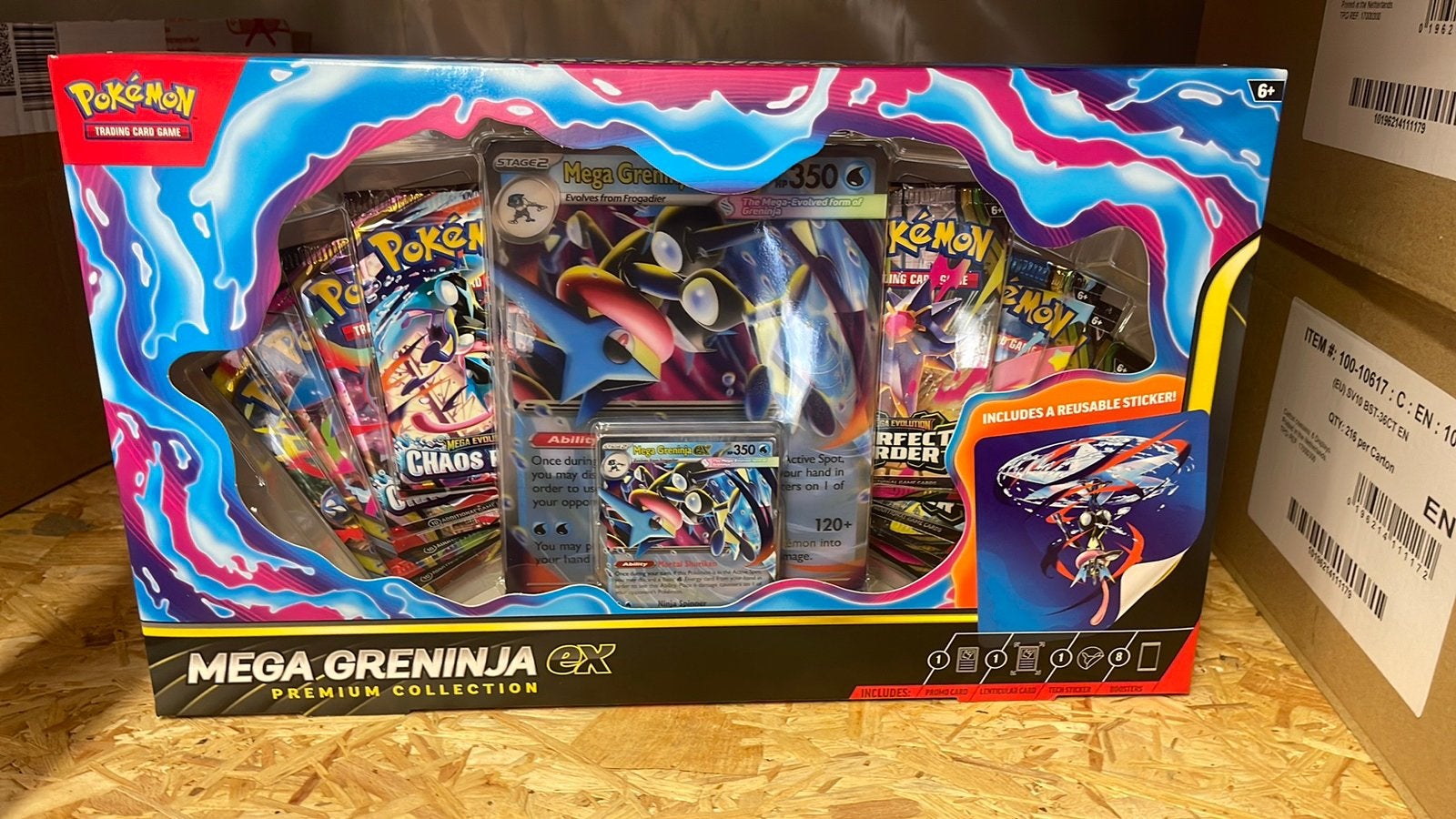 Pokemon mega greninja ex premium collection box, Enlèvement, Neuf, Autres types, Foil