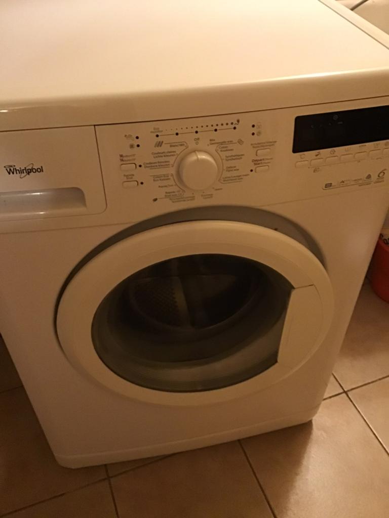 Lave-linge Whirpool, Electroménager, Lave-linge, Enlèvement, Utilisé, 1200 à 1600 tours