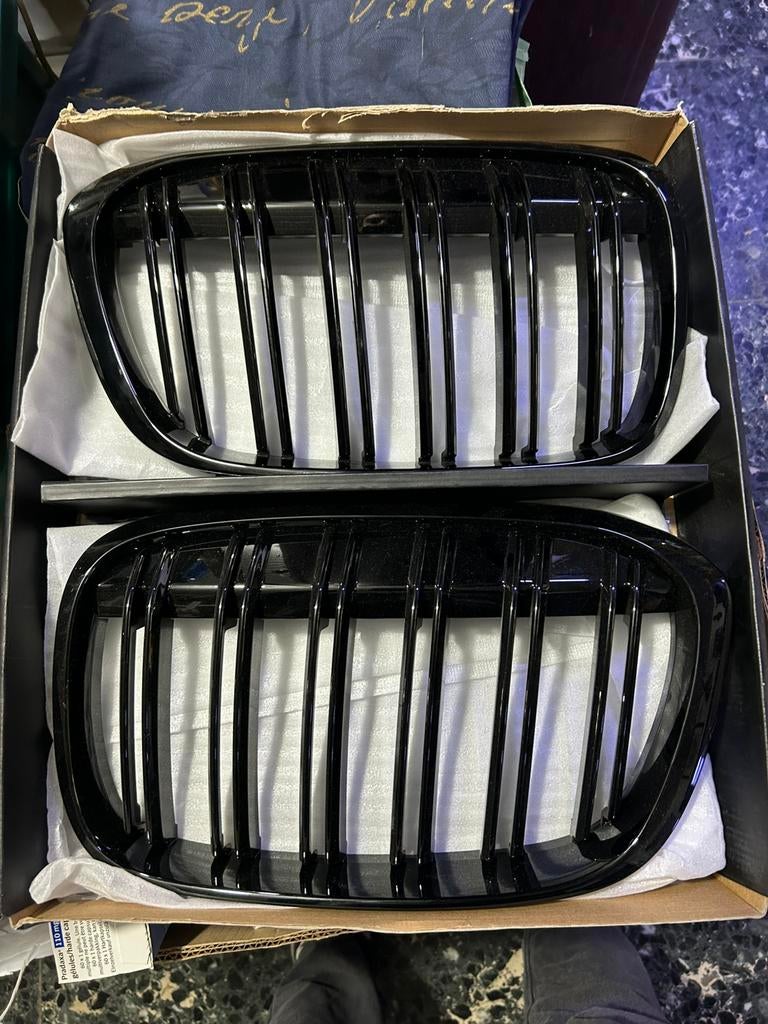 Hoogglans Zwarte M-Look Grilles | BMW 5-serie (F10/F11), Ophalen of Verzenden