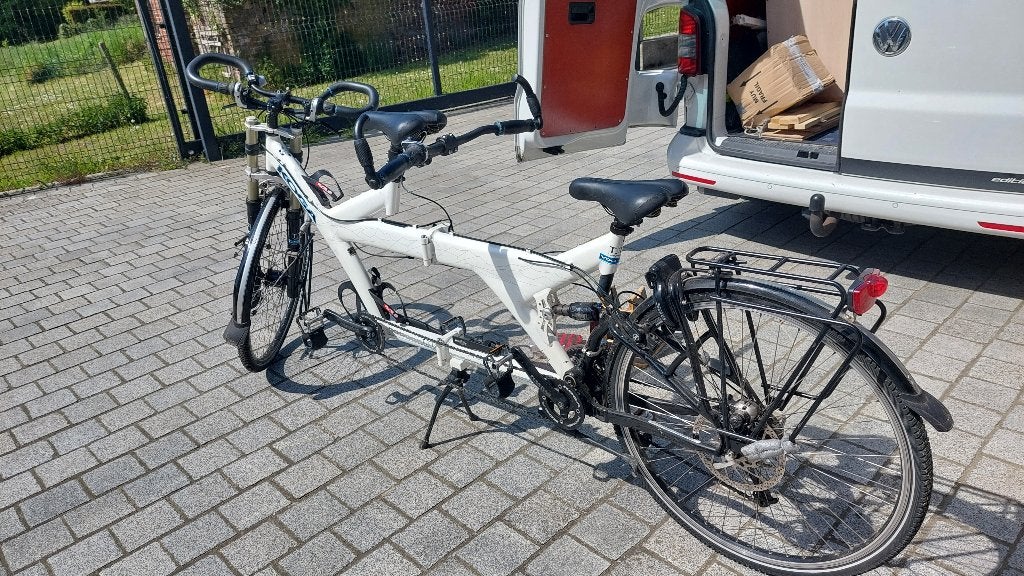 Tandem, Opvouwbaar, Zo goed als nieuw, 47 tot 51 cm, Meer dan 20 versnellingen