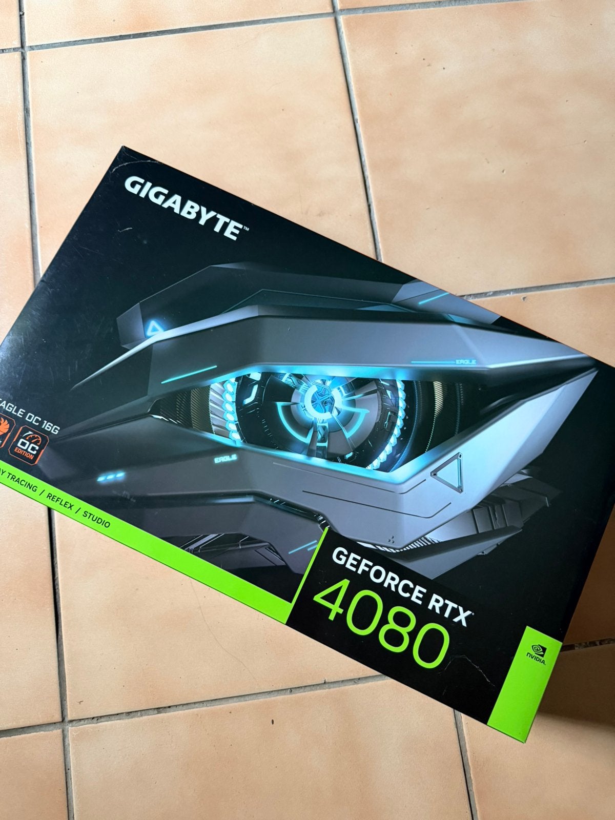 Gigabyte RTX 4080 16G OC Eagle, Computers en Software, Videokaarten, Ophalen of Verzenden, Zo goed als nieuw, Nvidia