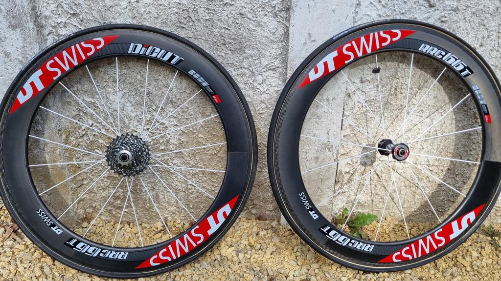 DT Swiss RRC 66T Dicut wielen, Fietsen en Brommers, Fietsonderdelen, Ophalen, Zo goed als nieuw