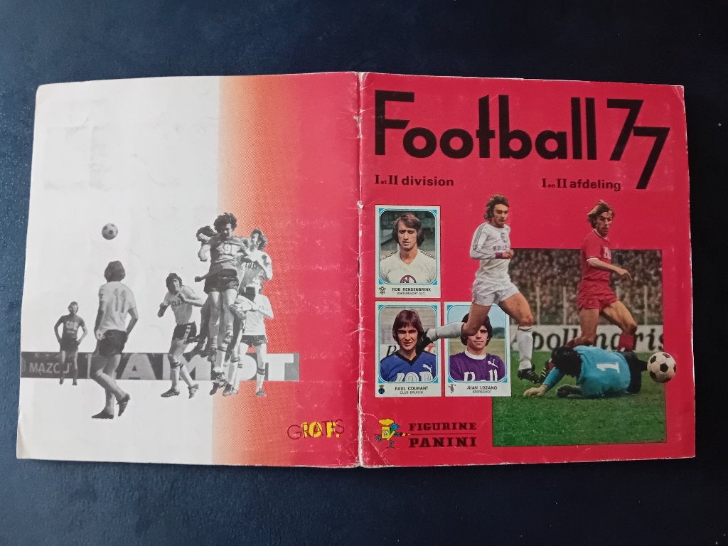 panini stickerboek Football 77, Collections, Envoi, Comme neuf, Sport